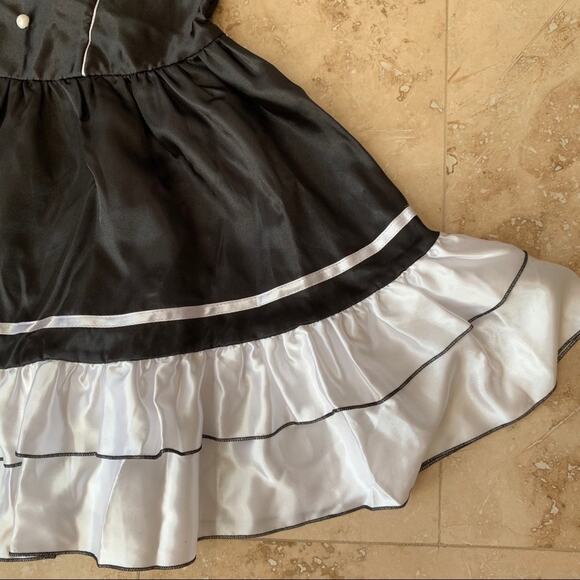 DREAMGIRL FLIRT BLACK APRON MAID DRESS COSTUME SET - Picture 5 of 8